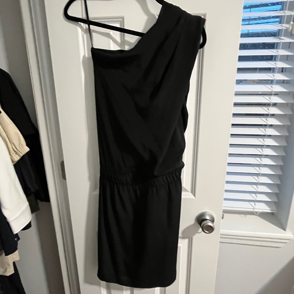 Philosophy One-Shoulder Black Dress size 8